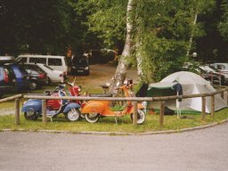 Erster Campingplatz am Staffelsee. 
